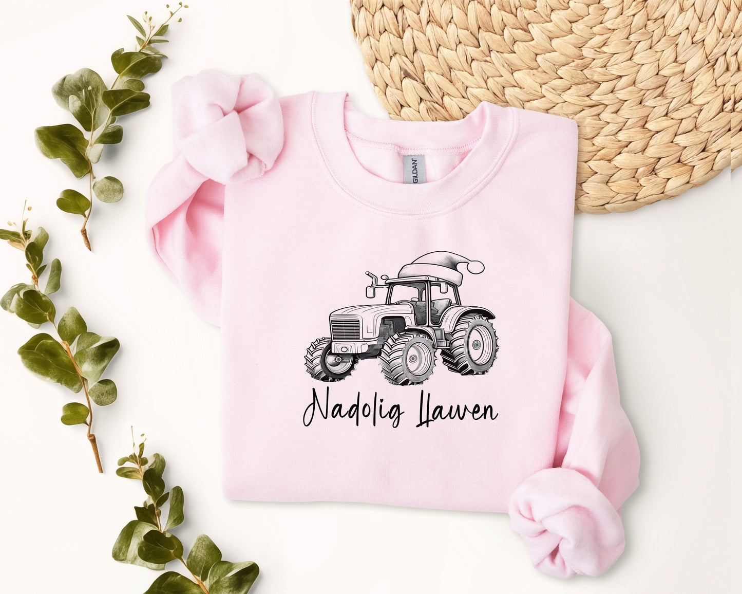 Children's Christmas tractor sweatshirt