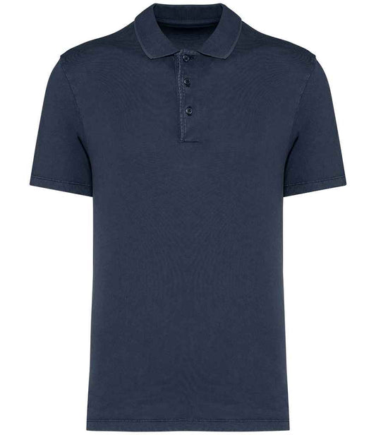 Native Spirit Washed Jersey Polo Shirt