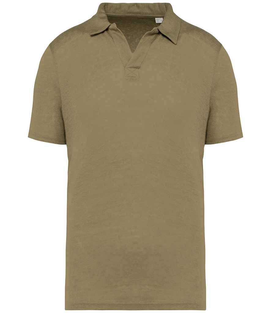 Native Spirit Linen Polo Shirt