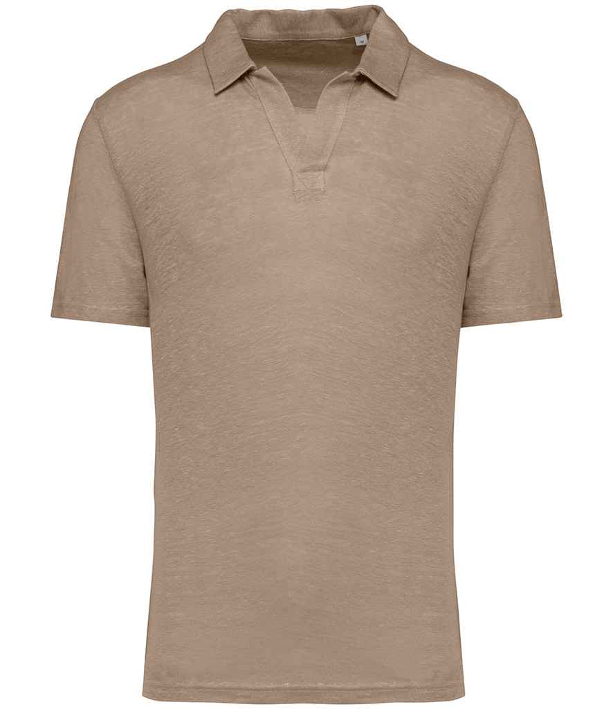 Native Spirit Linen Polo Shirt