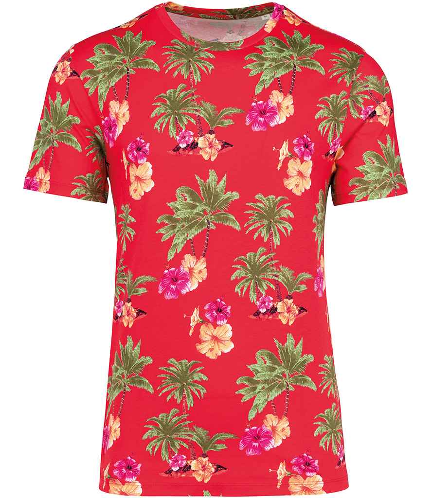 Native Spirit Tropical Print T-Shirt