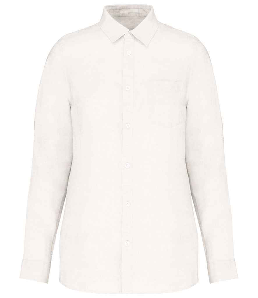 Native Spirit Ladies Long Sleeve Linen Shirt