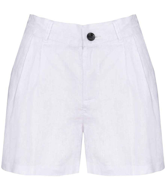 Brodorol Ysbryd Merched Lliain Bermuda Shorts