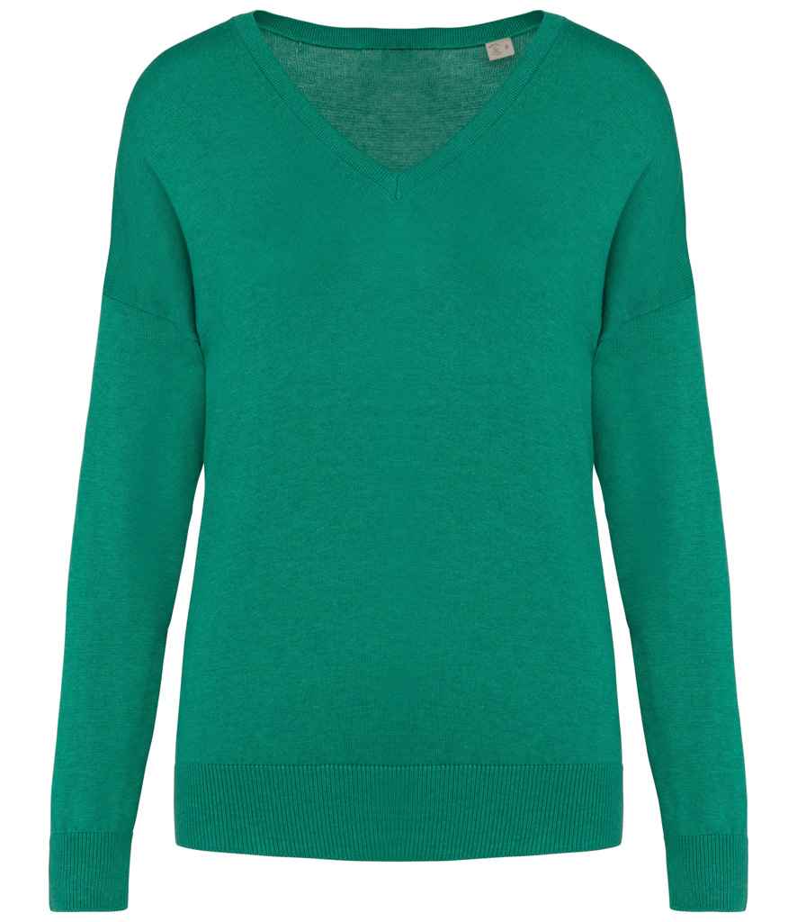 Native Spirit Ladies TENCEL™ V Neck Sweater