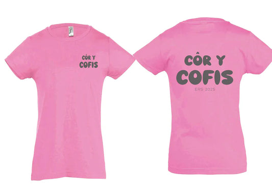 Côr y Cofis Tshirts Adult Orchid Pink