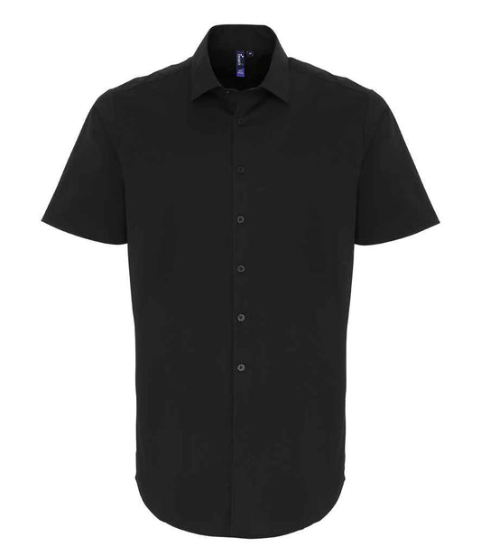 Premier Short Sleeve Stretch Fit Poplin Shirt