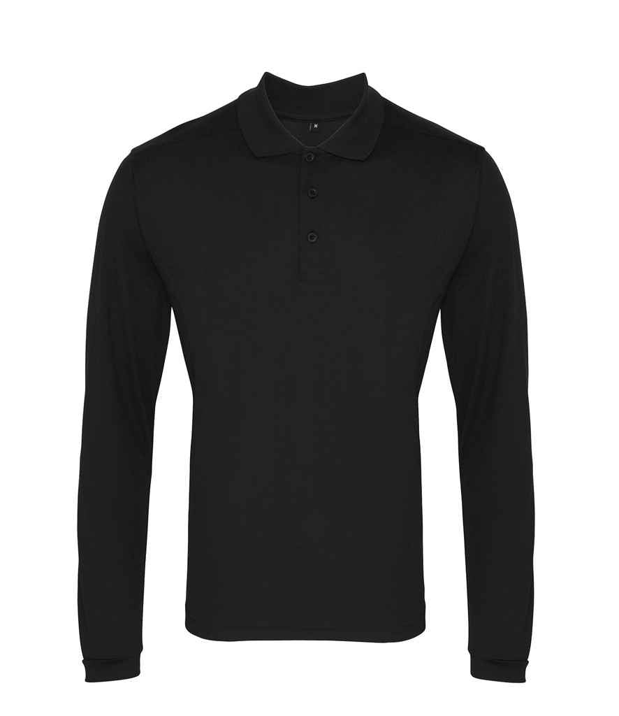 Premier Long Sleeve Coolchecker® Piqué Polo Shirt