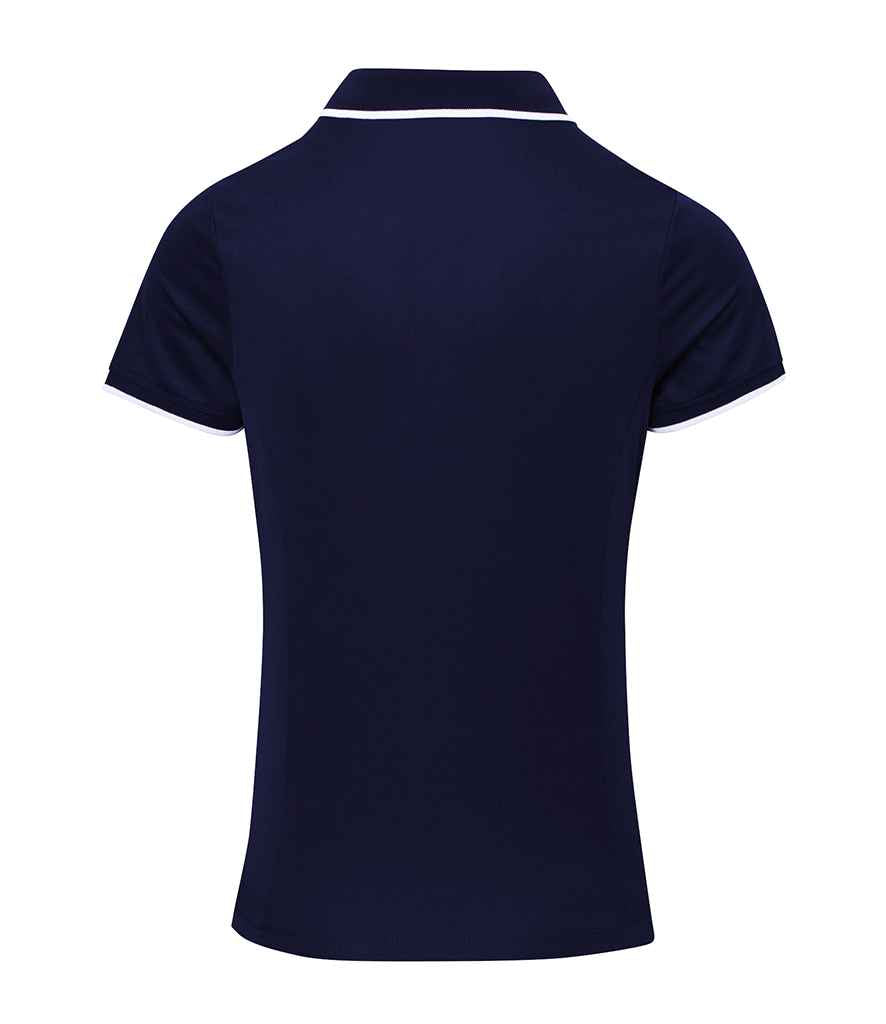 Premier Ladies Contrast Coolchecker® Piqué Polo Shirt