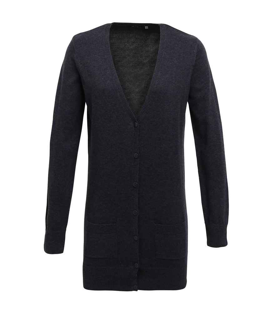 Premier Ladies Longline V Neck Cardigan