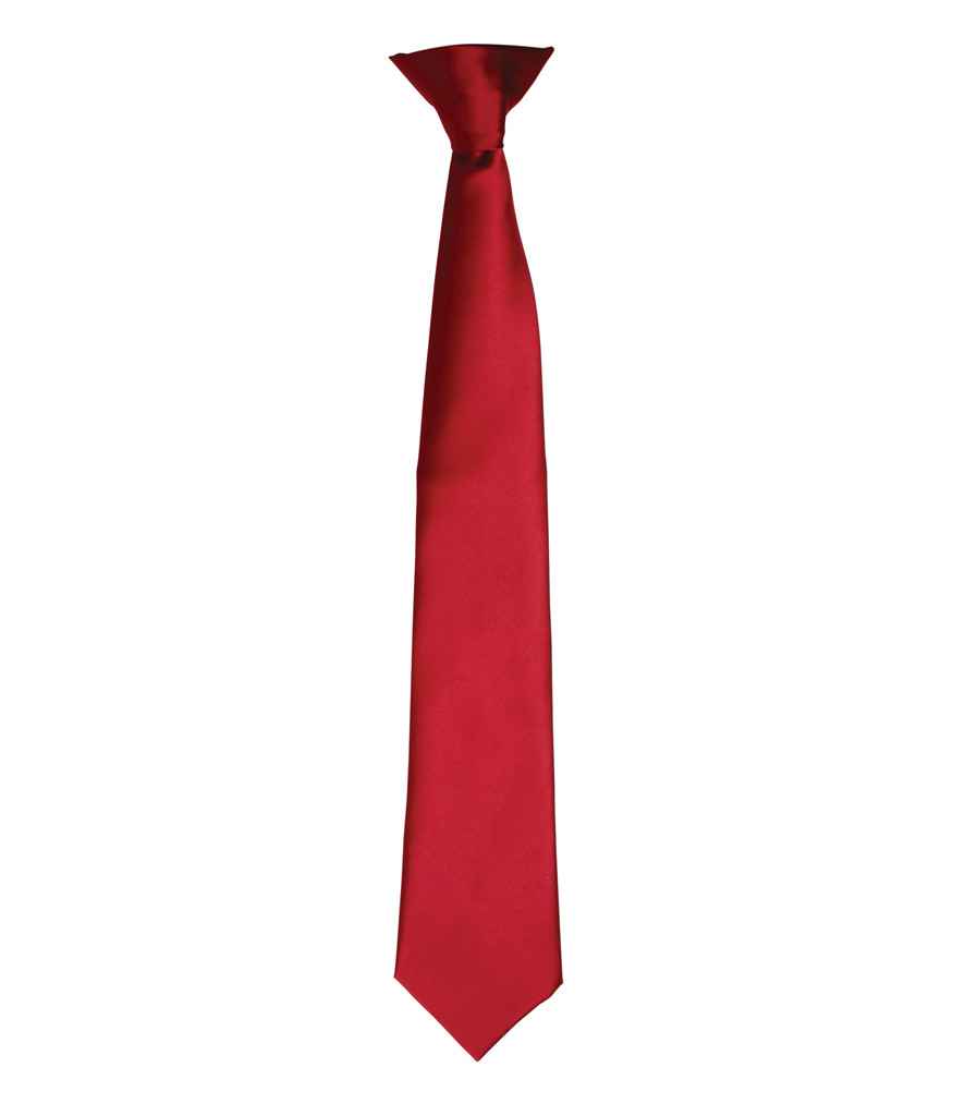 Premier 'Colours' Satin Clip Tie