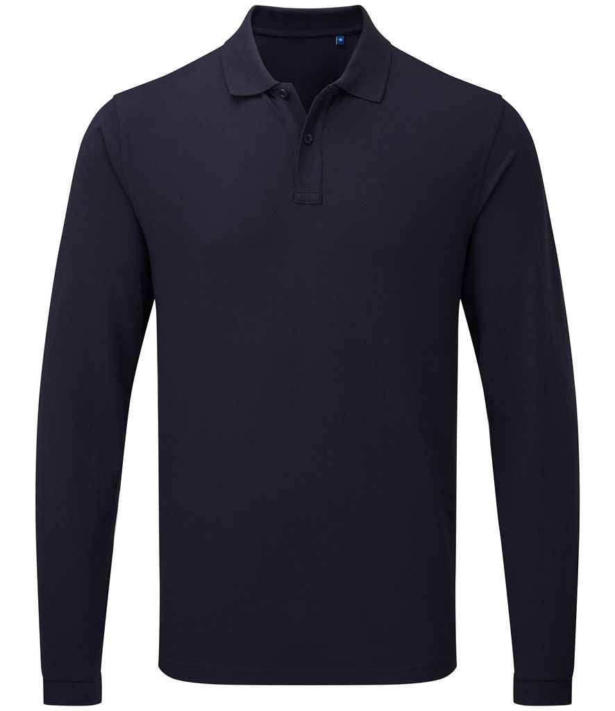 Premier Essential Unisex Long Sleeve Polo Shirt