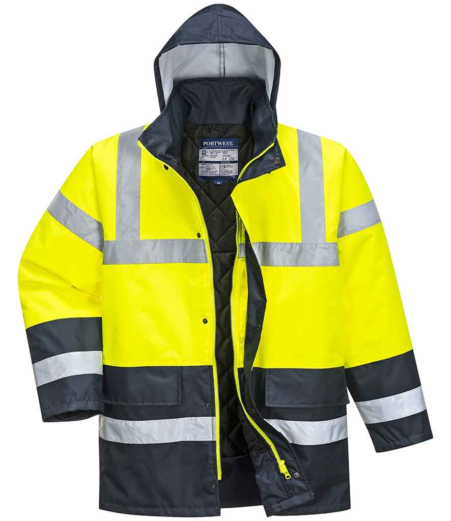 Portwest Hi-Vis Contrast Traffic Jacket