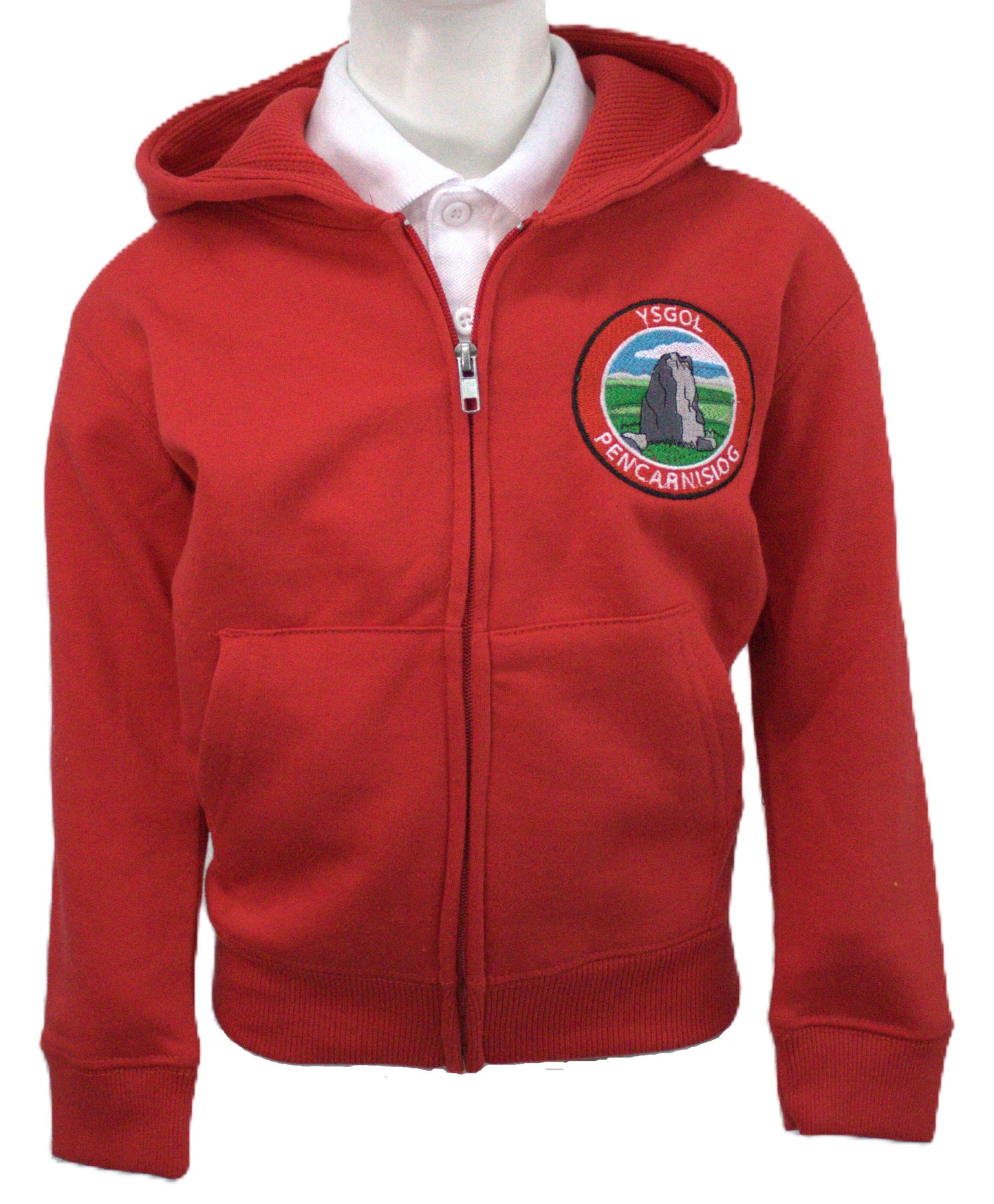 Ysgol Pencarnisiog Waffle Zip Hoodie