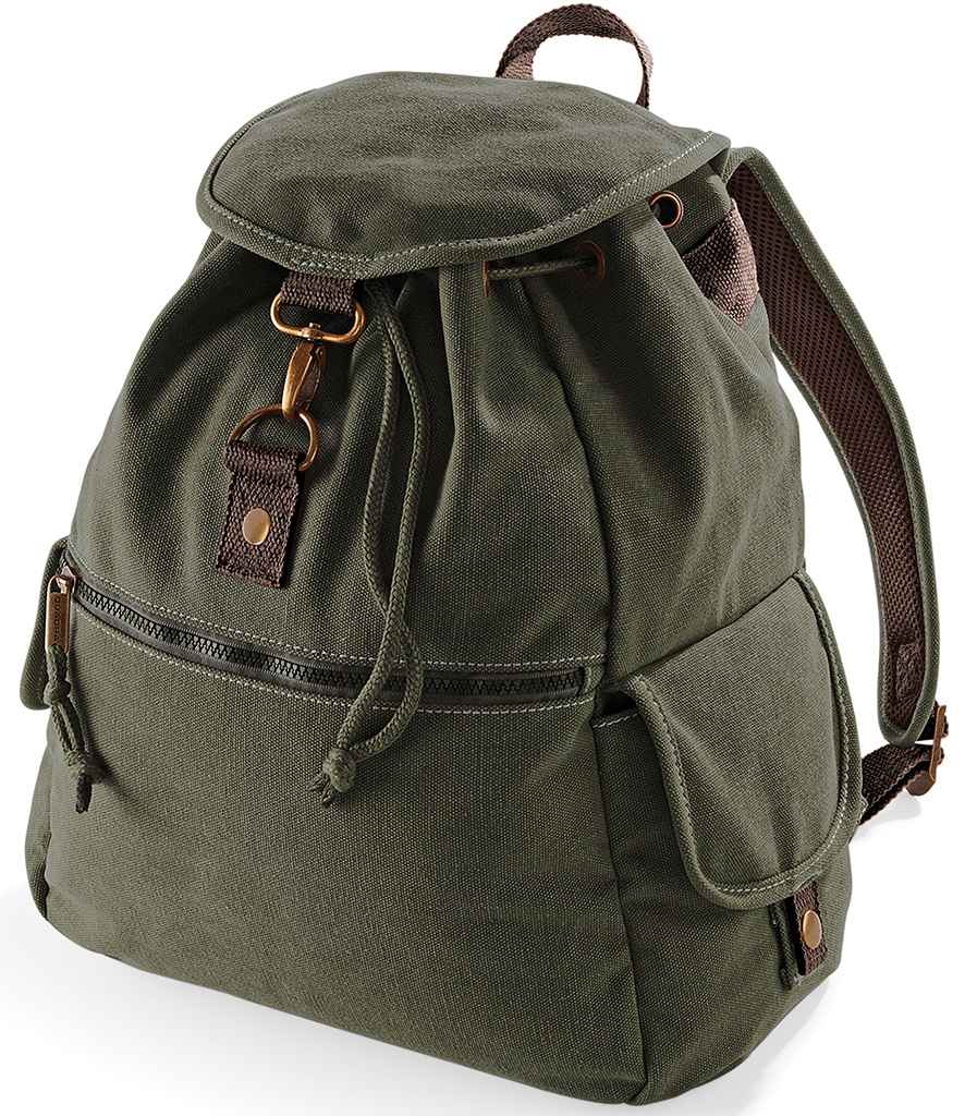 Quadra Vintage Canvas Backpack