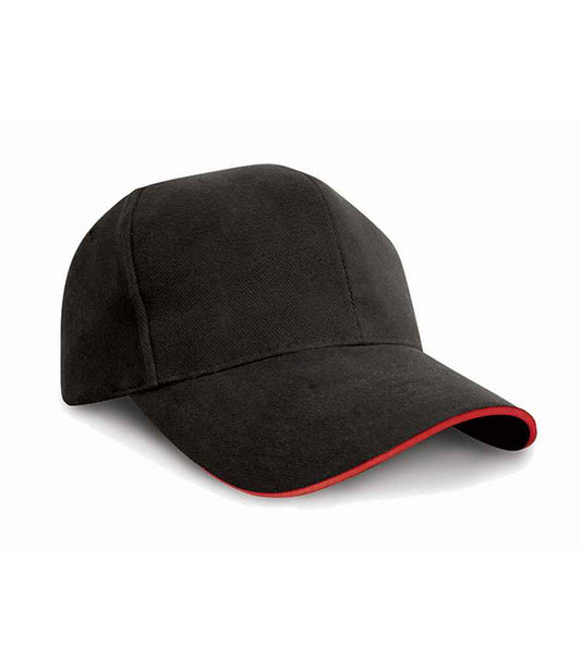 Canlyniad Pro-Style Cap Cotwm Brwsio Trwm