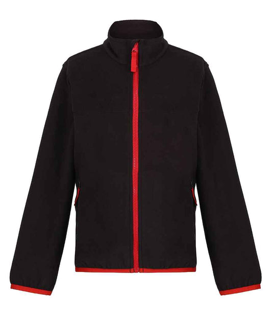 Regatta Kids Siaced Micro Fleece Zip Llawn