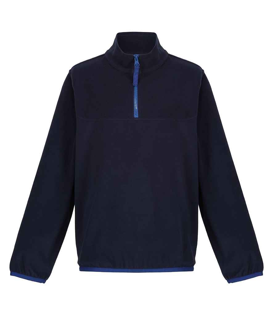 Siaced Micro Fleece Hanner Zip Plant Regatta