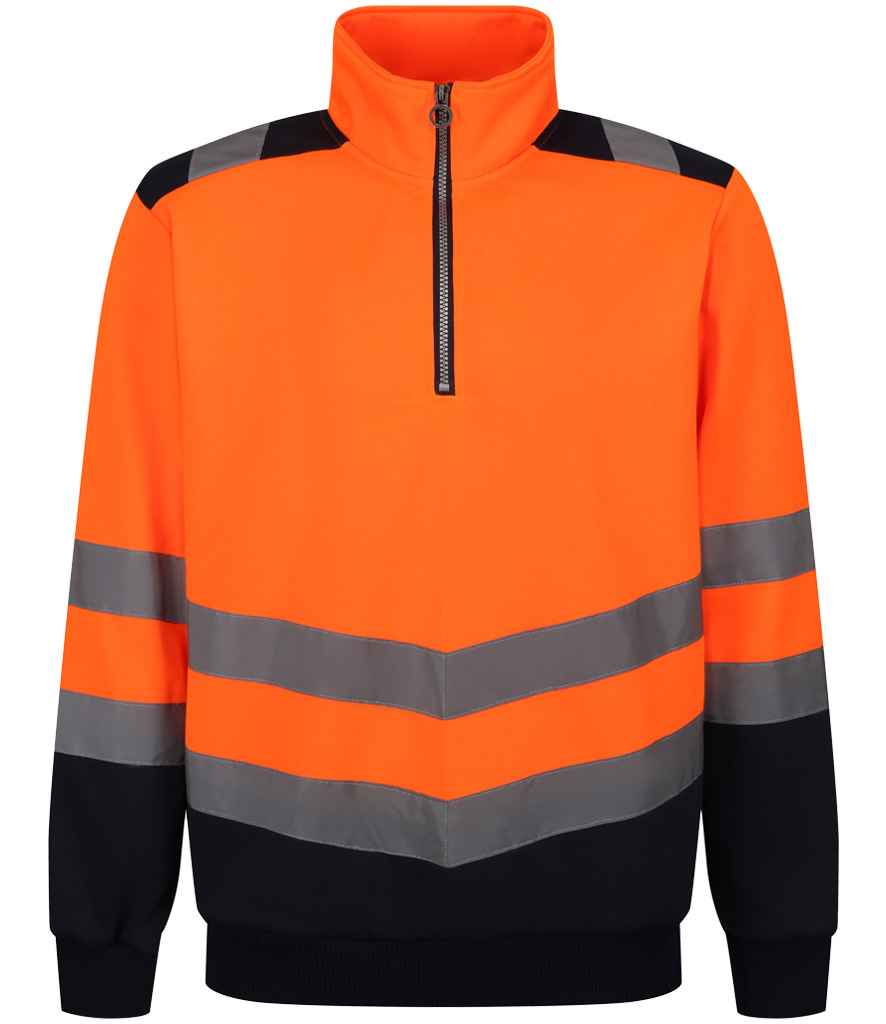 Regatta High Visibility Pro 1/4 Zip Sweatshirt