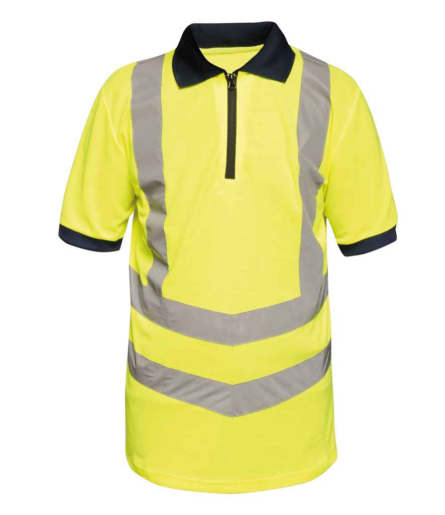 Regatta High Visibility Pro Contrast Piqué Polo Shirt