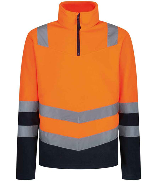 Regatta High Visibility Pro Half Zip Fleece Top