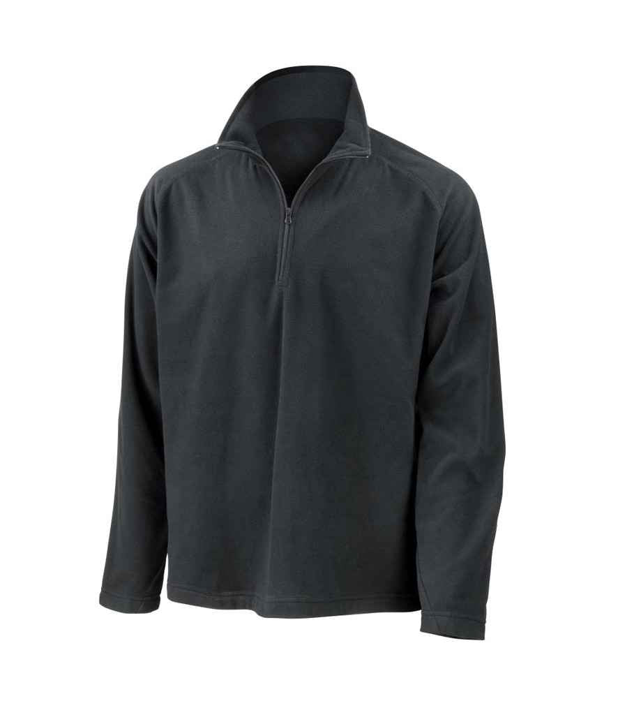 Canlyniad Craidd Zip Neck Micro Fleece