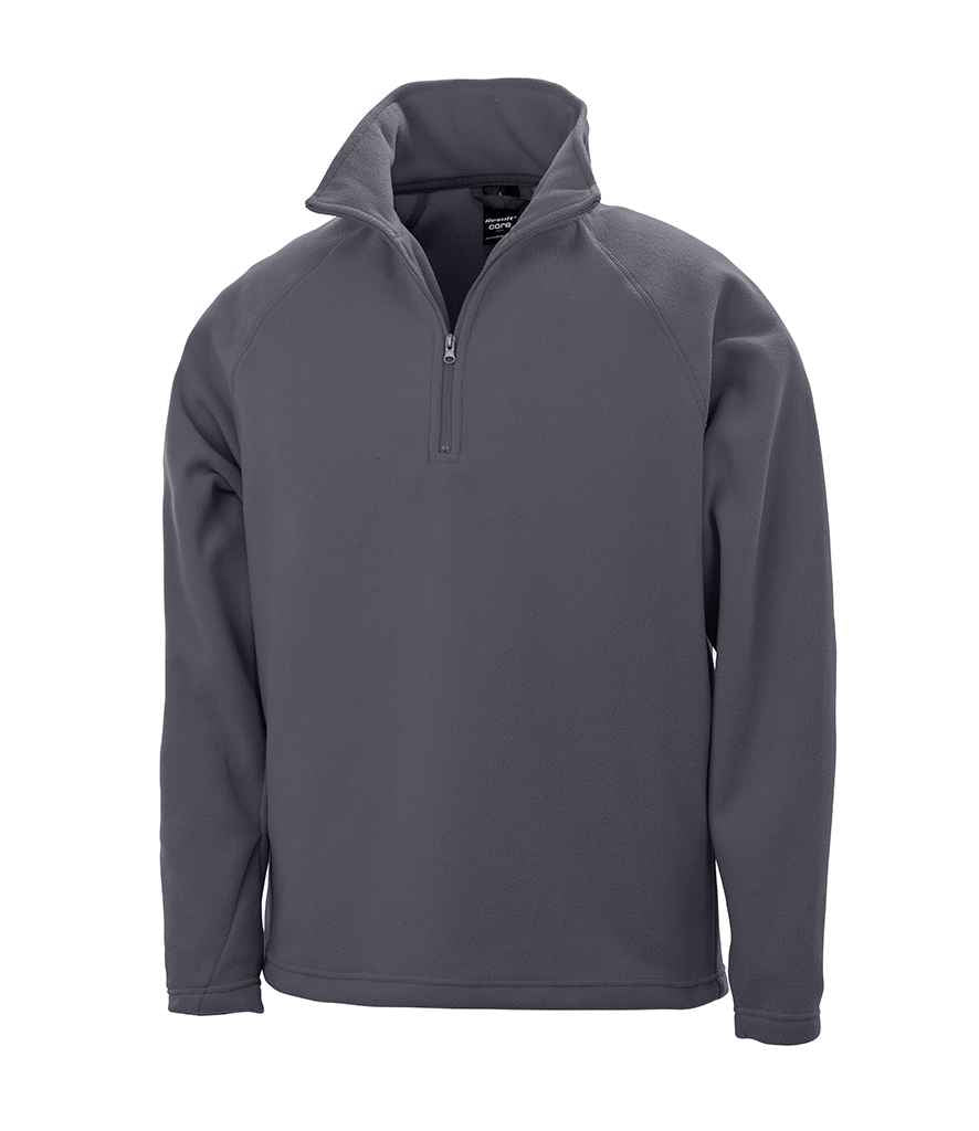 Canlyniad Craidd Zip Neck Micro Fleece