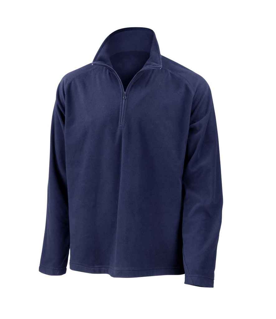 Canlyniad Craidd Zip Neck Micro Fleece