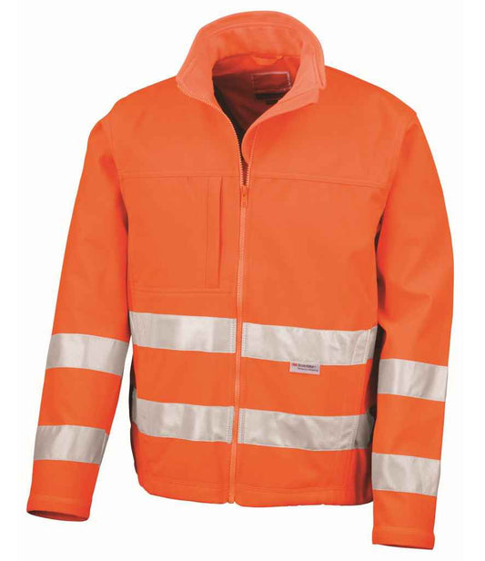 Canlyniad Siaced Cregyn Meddal Hi-Vis Diogel-Guard