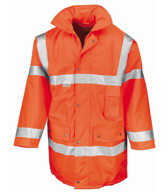 Canlyniad Siaced Ddiogelwch Hi-Vis Diogel