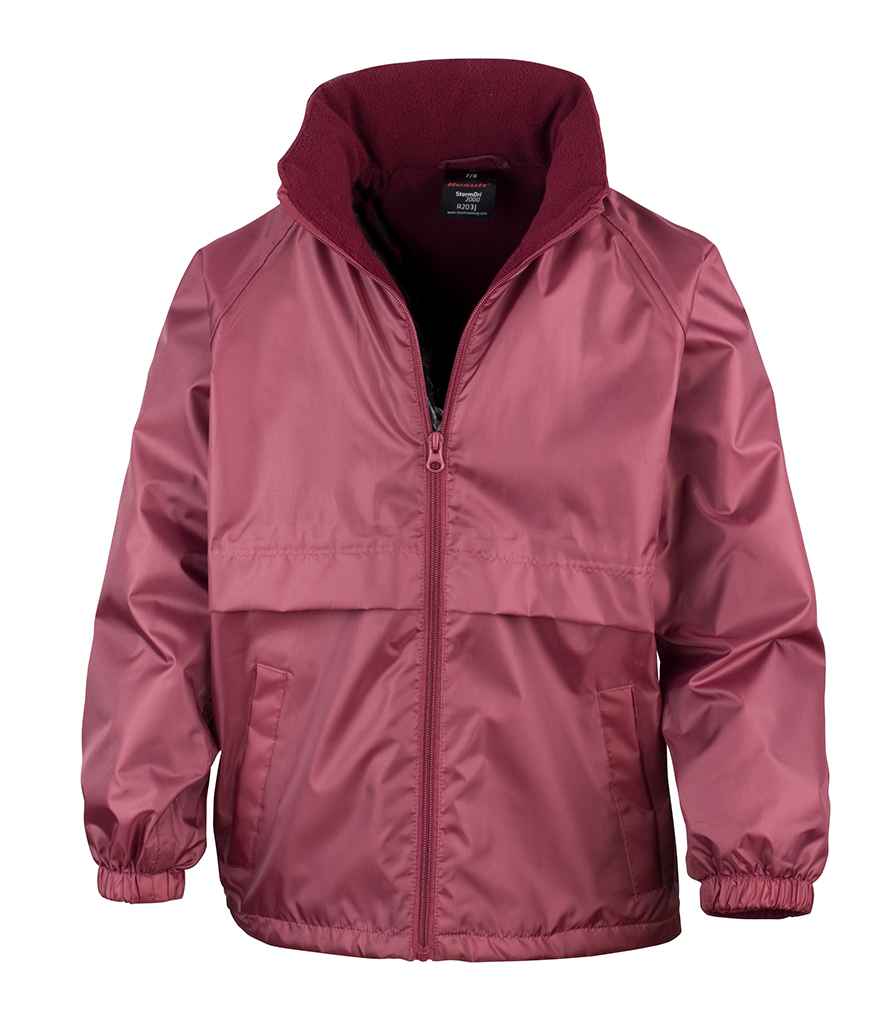 Canlyniad Core Kids Micro Fleece Leined Jacket