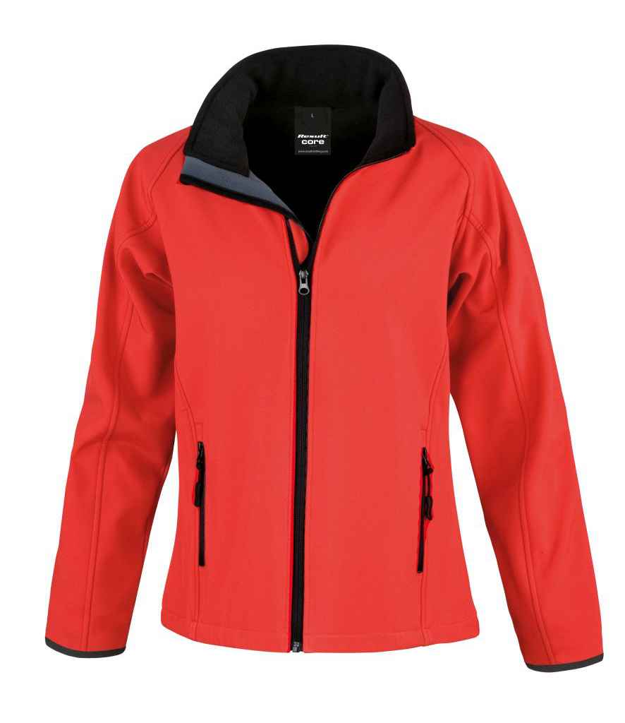 Result Core Ladies Printable Soft Shell Jacket