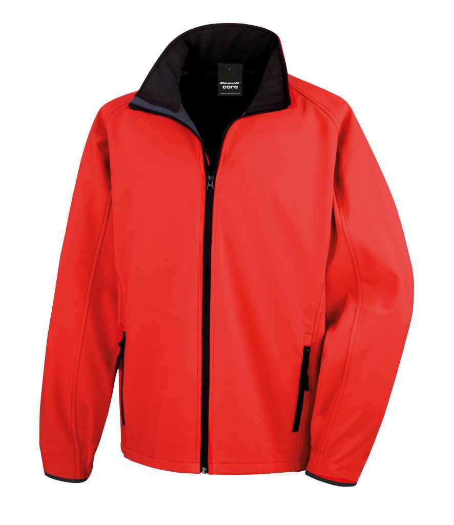 Result Core Printable Soft Shell Jacket