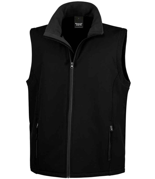 Result Core Printable Soft Shell Bodywarmer