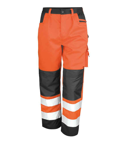 Canlyniad Trowsus Cargo Hi-Vis Diogel