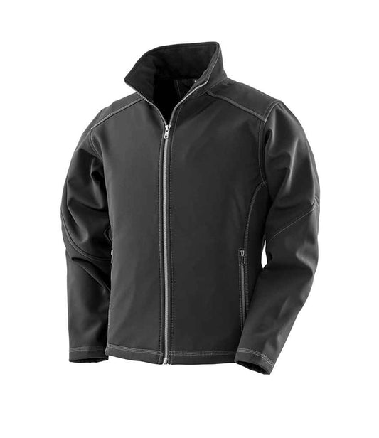 Canlyniad Gwaith-Guard Ladies Treble Stitch Soft Shell Jacket