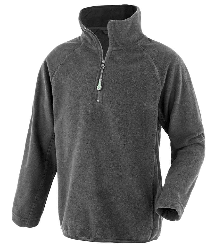 Result Genuine Recycled Kids Zip Neck Micro Fleece