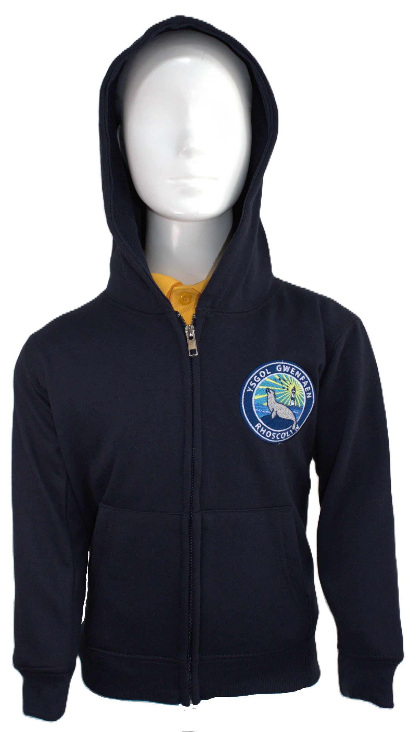 Ysgol Rhoscolyn Waffle Zip Hoodie