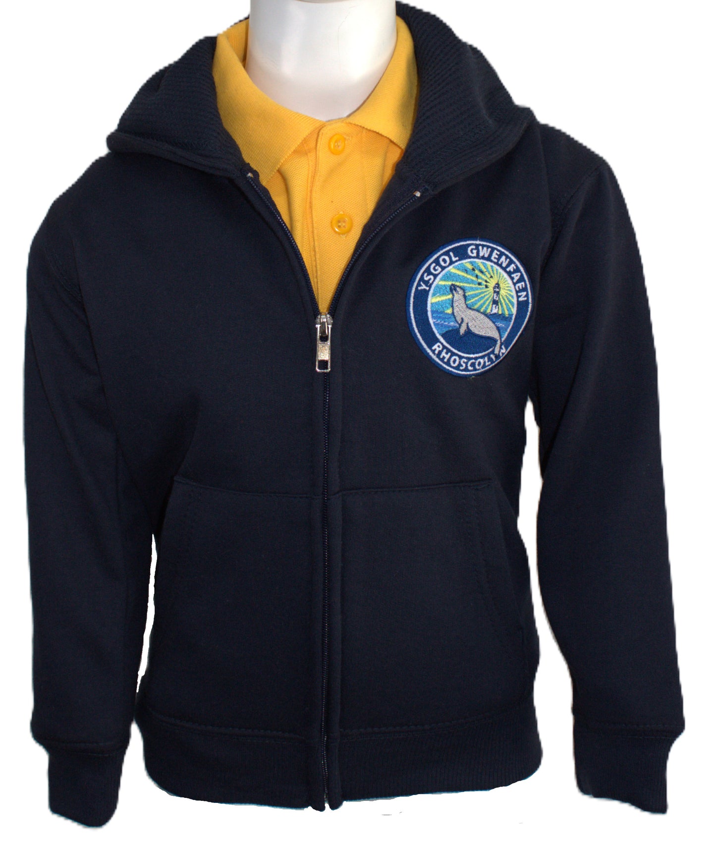 Ysgol Rhoscolyn Waffle Zip Hoodie