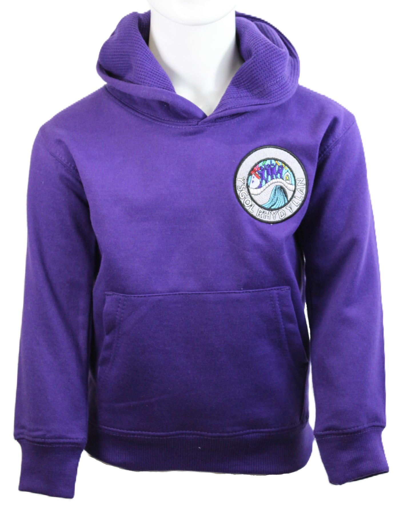 Ysgol Rhyd Y Llan Waffle Hoodie