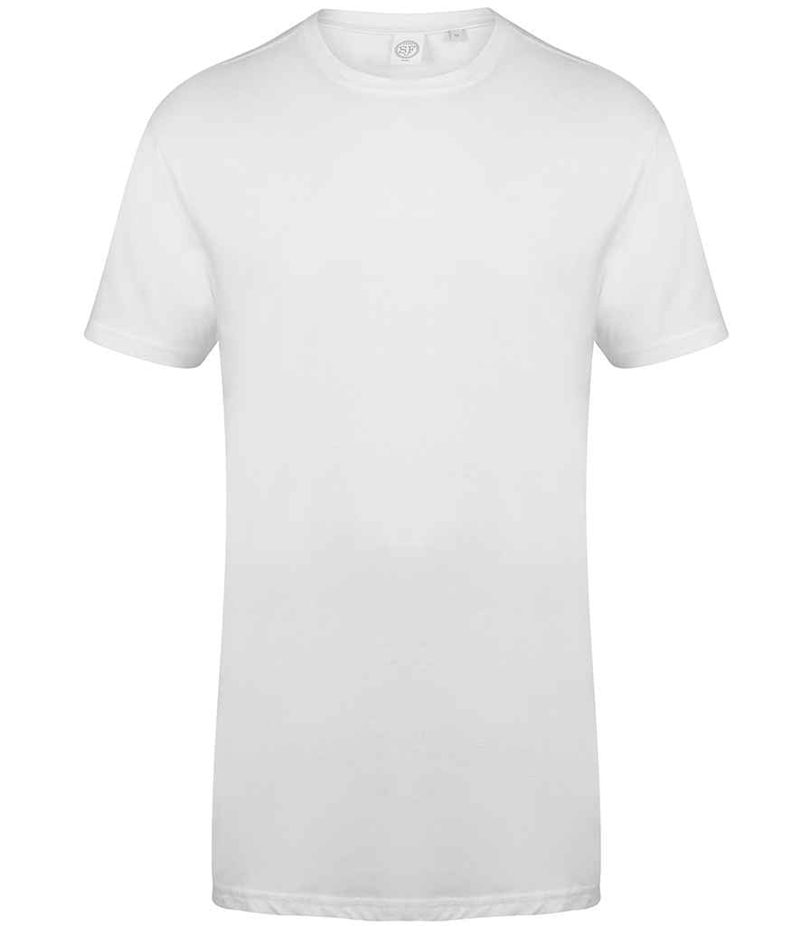 SF Men Longline Dipped Hem T-Shirt