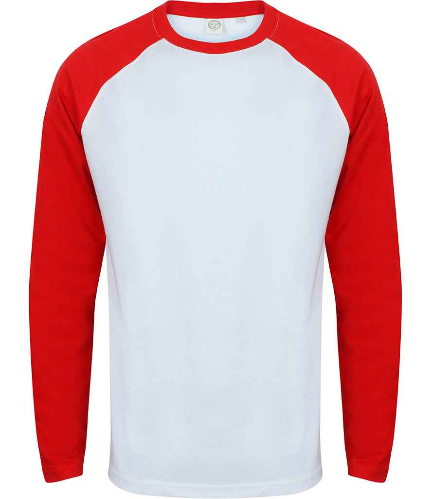 SF Men Long Sleeve Baseball T-Shirt