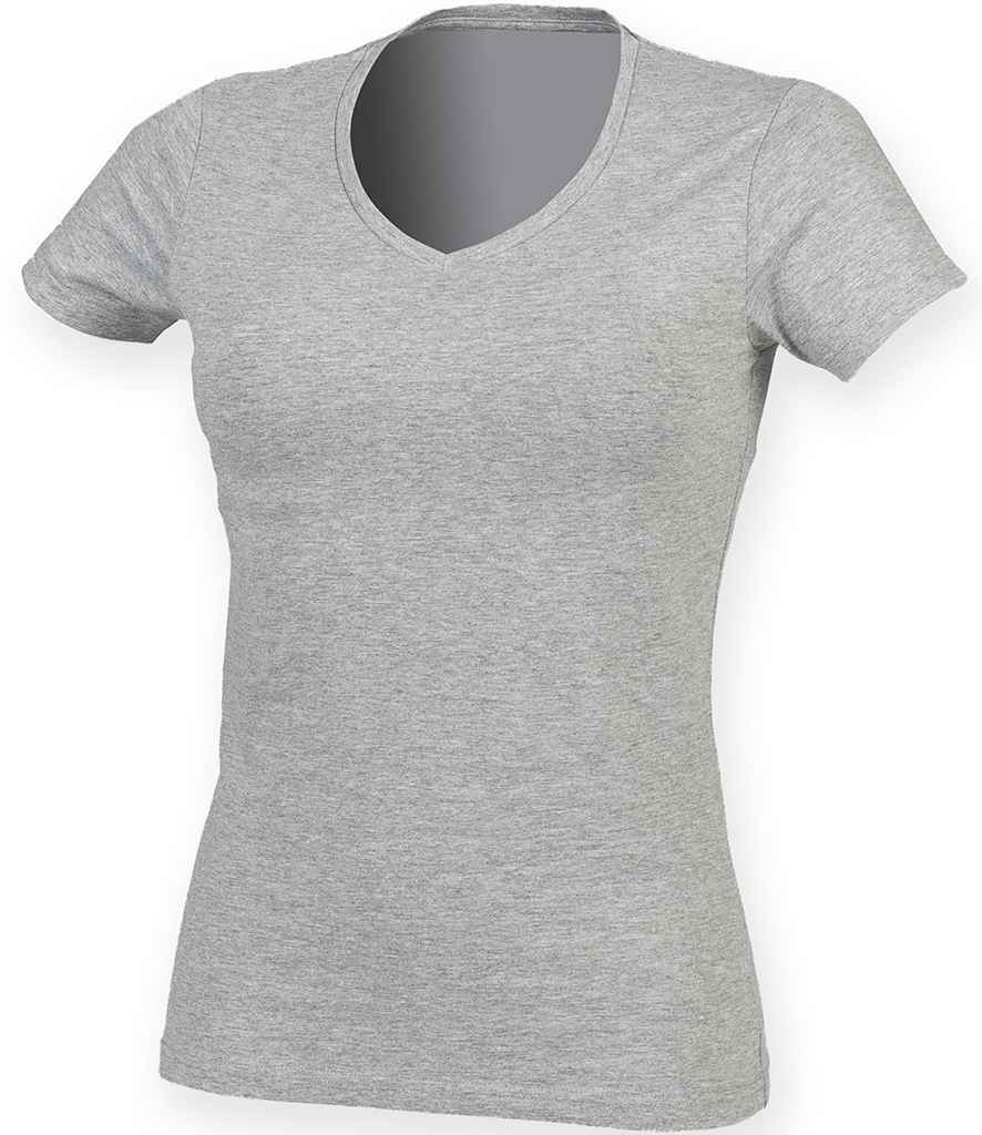 SF Ladies Feel Good Stretch V Neck T-Shirt