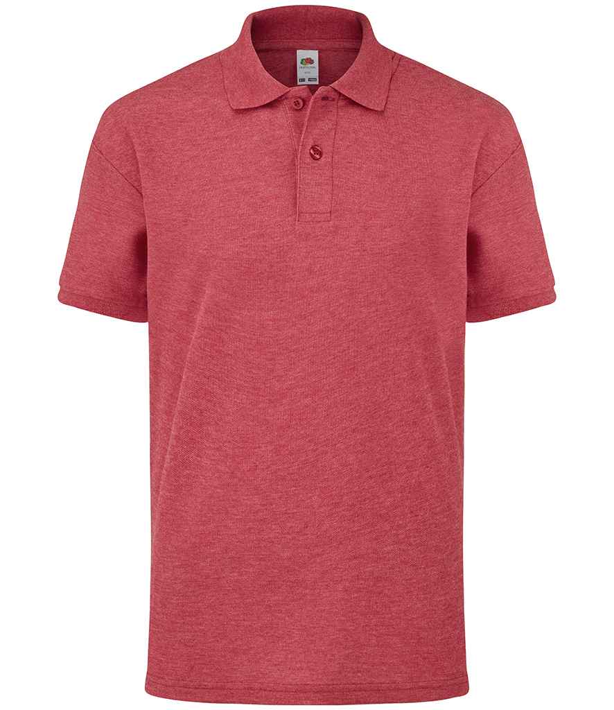 Fruit of the Loom Kids Poly/Cotton Piqué Polo Shirt