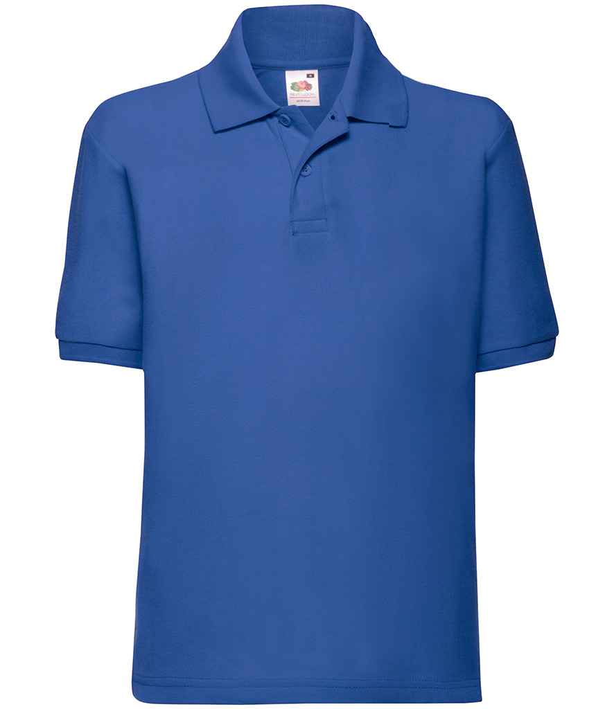 Fruit of the Loom Kids Poly/Cotton Piqué Polo Shirt