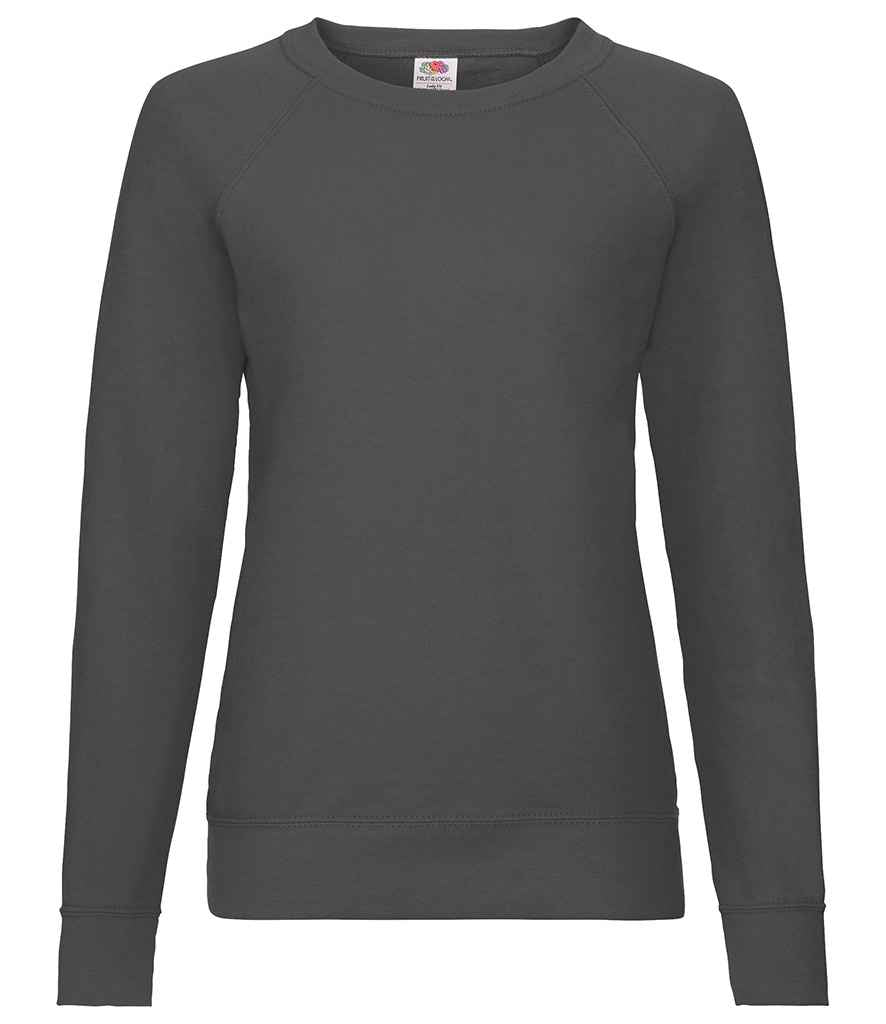 Fruit of the Loom Lady Fit Lightweight Raglan Sweatshirt