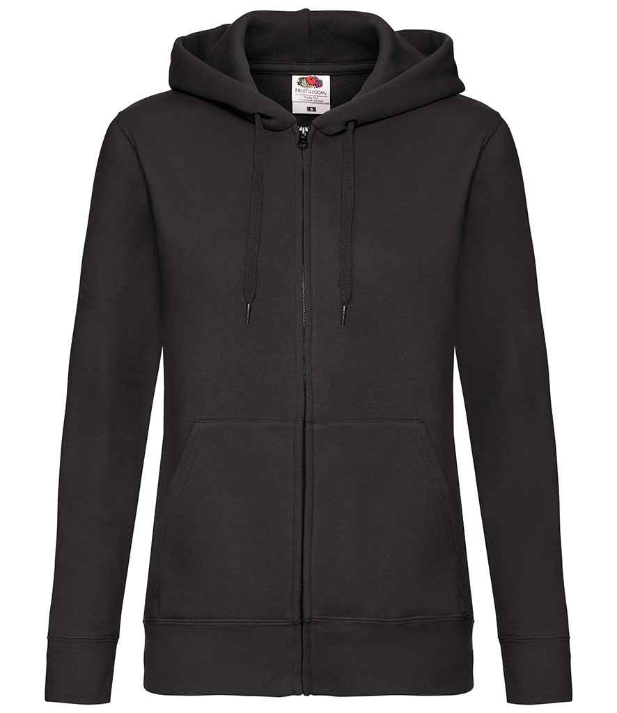 Siaced Zip Hooded Lady Fit Ffrwythau'r Gwŷdd