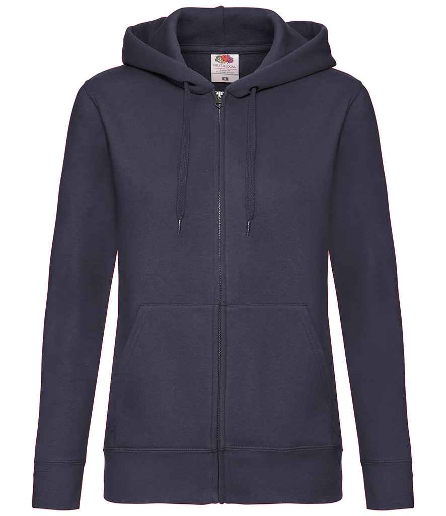 Siaced Zip Hooded Lady Fit Ffrwythau'r Gwŷdd