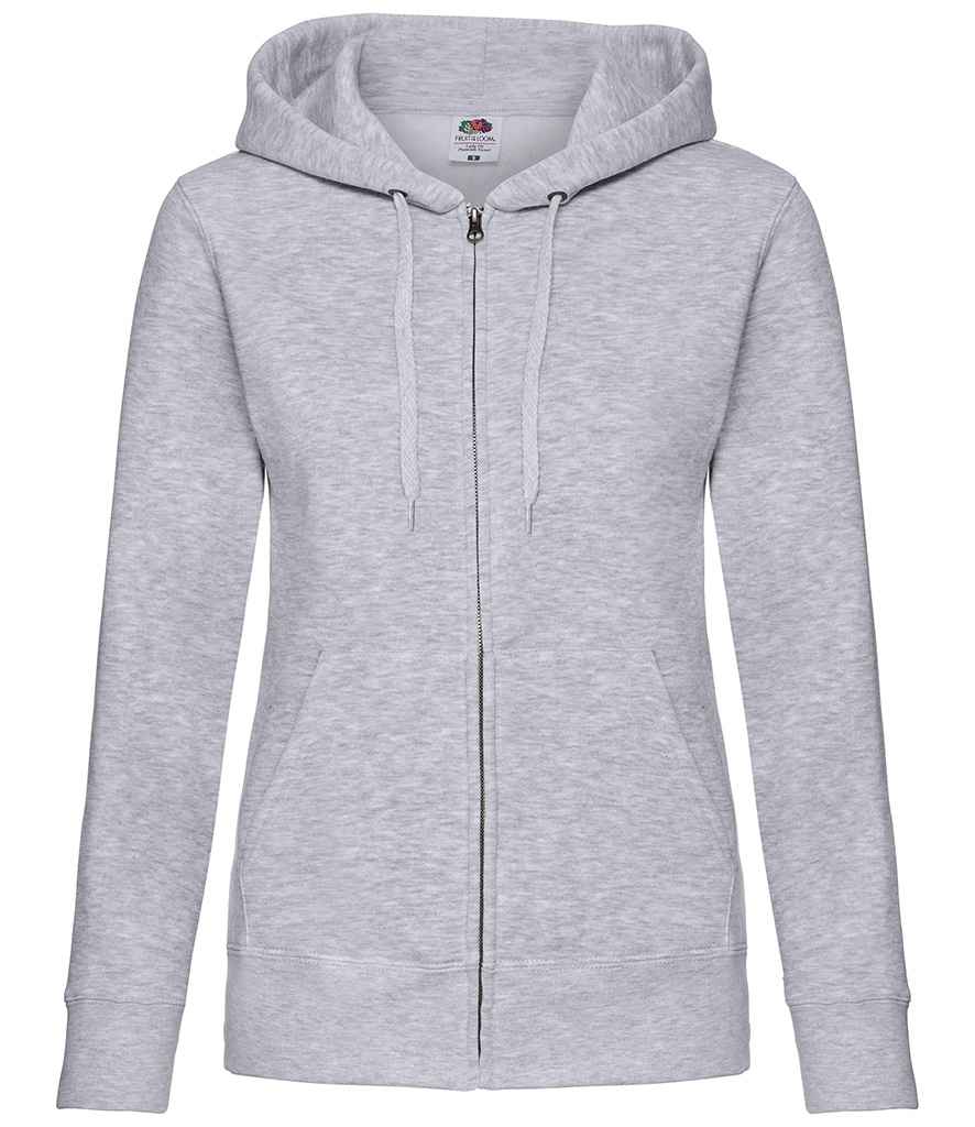 Siaced Zip Hooded Lady Fit Ffrwythau'r Gwŷdd