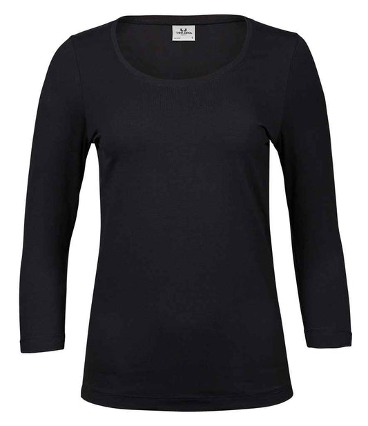 Tee Jays Ladies Stretch 3/4 Sleeve T-Shirt