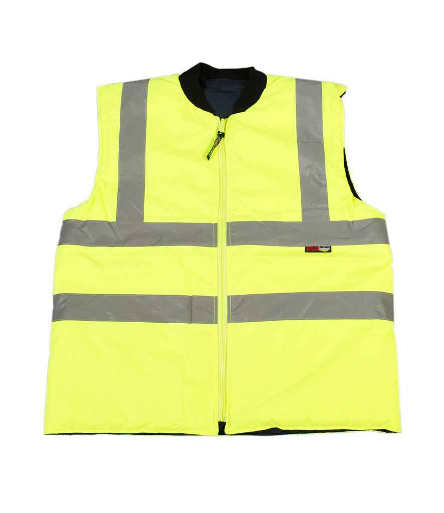 Warrior Hi-Vis Reversible Bodywarmer